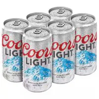 Coors Light Beer 250 ml Bottle & Can: