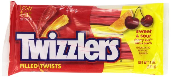 Twizzlers Sweet & Sour Filled Twists ( 11 oz ) 311g :
