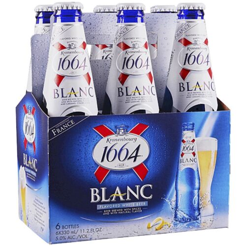 kronenbourg 1664 Blanc Beer 250 ml Bottle & Can: