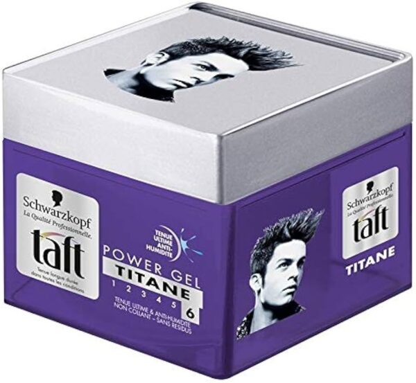 TAFT GEL CHEVEUX 250ML CUBE TITANE: