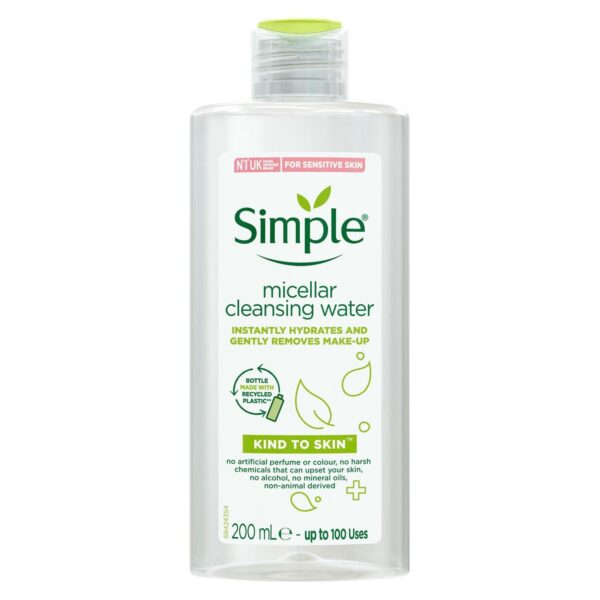 SIMPLE 200ML MICELLAR WATER: