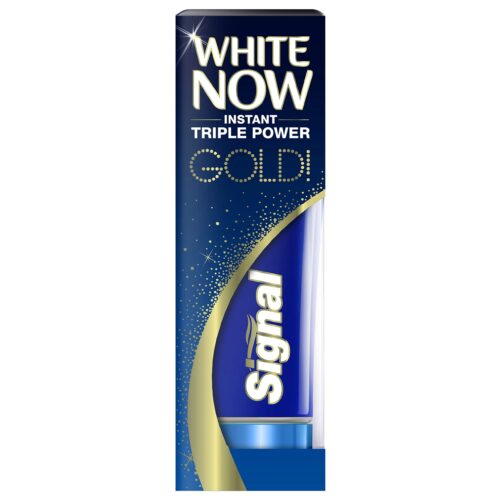 SIGNAL TOOTHPASTE 50ML WHITE NOW GOLD: